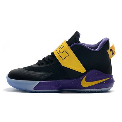 Nike Erkek Lebron Ambassador 12 Lakers Siyah / Sarı / Mor Basketbol Ayakkabısı Türkiye - 9WQDT4KS